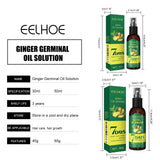 Ginger Oil Hair Booster Serum Spray Nourish Scalp Hair Follicles Refresh Control Oil Strengthen Hair Roots Nutrient Solution