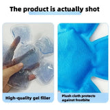 Blue PVC Gel Ice Pack - Adjustable Cooling Pad for Helmets & Hats | Reusable Cold Compress Travel Portable Outdoor Accessory