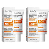 Lotion Solaire Pour Le Corps Et Le Visage, Super 220g, 50g Small Bottle Size, SPF 90 PA +++++, Utilisation Pour Tout Le Corps,