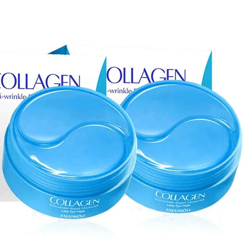 60 Pieces of Collagen Firming Eye Masks, Rich in Various Skin-Beneficial Ingredients, Moisturize the Skin Around the Eyes, Anti-Wrinkle and Hydrating