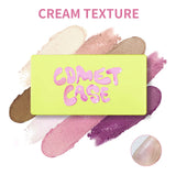 Eyebrow Cream Blush Curve Case Cream Cosmetics Highlighter Palette Matte Shimmer Finishes Shadow Tones Long-Lasting Cosmetics