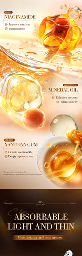 SADOER Snake Venom Peptide Caffeine Anti Wrinkle Massage Eye Cream Anti Dark Circles Anti-Aging Moisturizing Eyes Skin Care