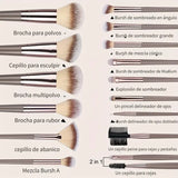 Professional 3-20PCS Makeup Brushes Set Soft Fluffy Foundation Eyeshadow Concealer Blending Blush Brush Kabuki Women Beauty Tool