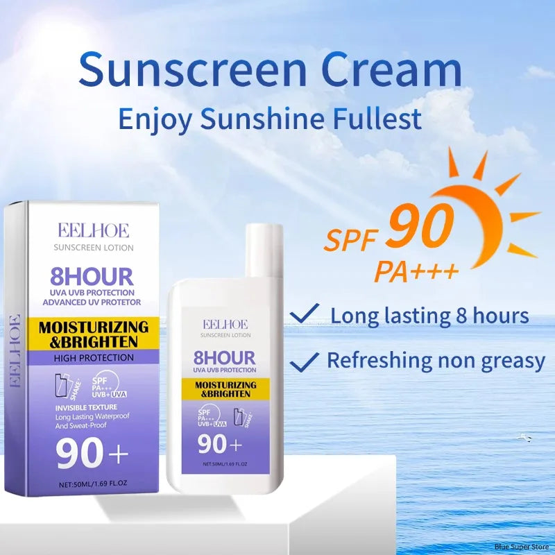 UV Sunscreen Stick Spf90 Sun Protective Cream Anti Sunburn Isolation Sunscreen Waterproof Refreshing Sunscreen Moisturizer Cream