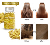 30Pcs Anti Hair Loss Hair Vitamin Capsule Oil Keratin Complex Oil Smooth Silky Hair Serum Hair Mask Repair Frizz Damaged Sevich