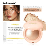 LongLasting Waterproof Face Highlighter Powder Instant Silky Skin Glow Baked Shimmer Illuminator Makeup Contouring Glitter