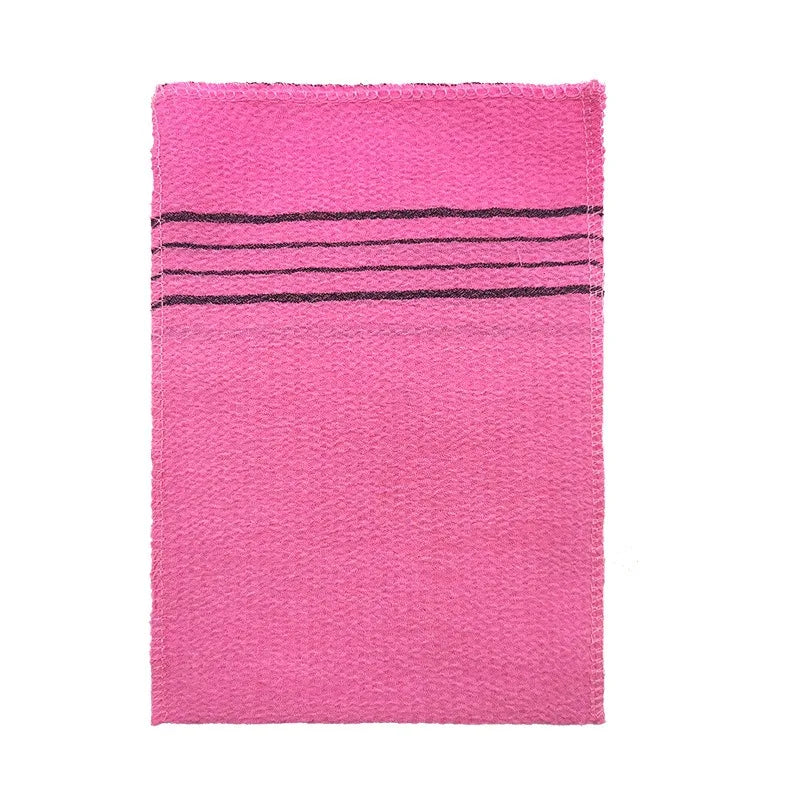 Exfoliating Bath Pad Towels Set Korean Italy Asian Exfoliating Bath Washcloth Body Scrub Shower Soft Polyester Cotton