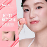AZTK JC04 Water To Powder Liquid Blush Soft Matte Natural Flush Brightening Cheek Tint Lightweight Blendable Waterproof Makeup