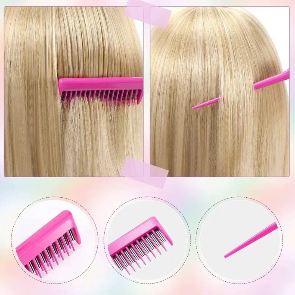 3pcs/lot Double Sided Edge Control Hair Comb Hair Styling Hair Brush Accessories New Brush Comb Styling Partition Comb