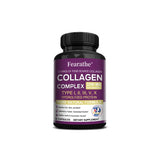 Multi-Collagen Capsules for Men and Women - Hydrolyzed Type I II III V X for Skin, Hair, Nails, Bones, Joints, Nutrition