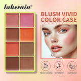 Eyebrow Cream Blush Curve Case Cream Cosmetics Highlighter Palette Matte Shimmer Finishes Shadow Tones Long-Lasting Cosmetics