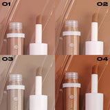 4-Color 3D Face Contour Liquid Bronzer Shade Smooth Highlight Mirror Lasting Natural Nose Shadow Waterproof Brighten Makeup
