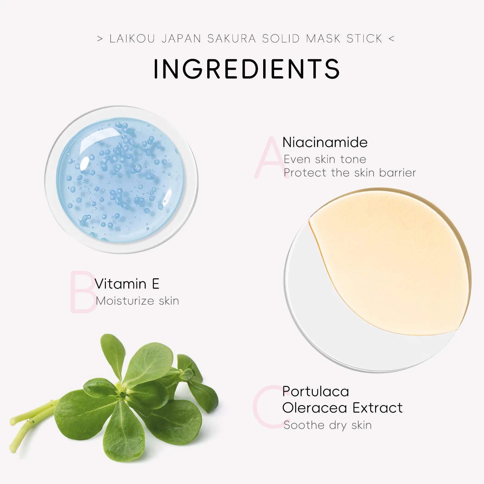 LAlKOU Sakura Solid Mud Face Mask Stick Reduces Blackhead Pores Oil Control Moisturizing Deep Cleanser Facial Face Mask 45g
