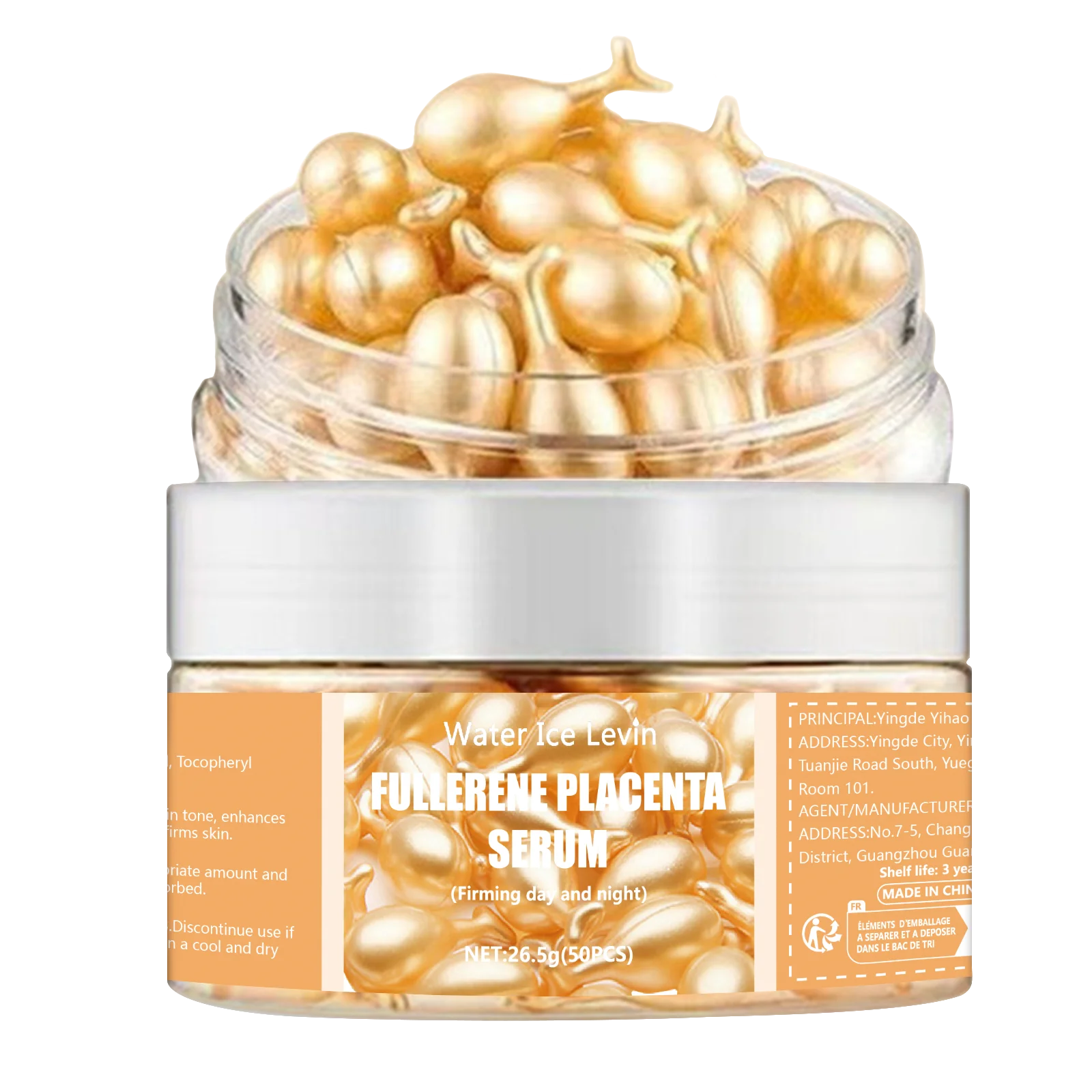 50Pcs Collagen Face Care Capsules Serum Spot Acne Wrinkle Remover Firming Whitening Hyaluronic Acid Essence Skin Care New Style