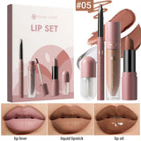 4pcs/10pcs/set Nude Lip Gloss Matte Velvet Lipstick Waterproof Long-lasting  Liquid Lipstick Women Moist Lip Tint