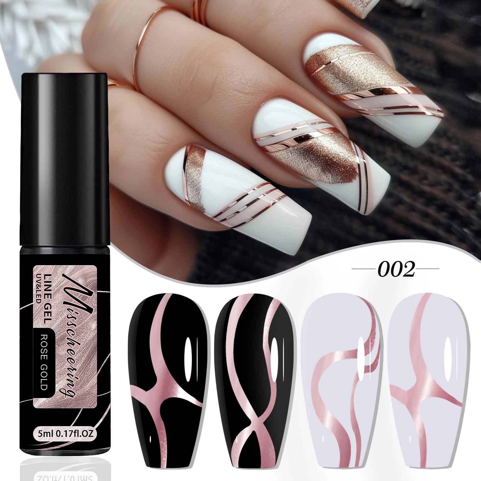5ml Fluorescent Diamond Line Gel Shiny Painted Gel Nail Polish Semi-Permanent UV Gel Polish Varnish DIY Nail Art Design Salon