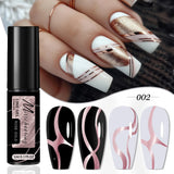 5ml Fluorescent Diamond Line Gel Shiny Painted Gel Nail Polish Semi-Permanent UV Gel Polish Varnish DIY Nail Art Design Salon