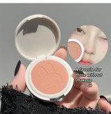 Monochrome Blush Palette Matte Peach Rouge Cute Bunny Rose Red Cheek Tint Blusher Powder Natural Face Contouring Shadow Makeup
