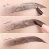 Tear Off Pull Line Eyebrow Pencil, Not Sharpen Need Eyebrow Pencil, Natural Color Rendering, Sweat Proof And Smudge Proof Eyebro