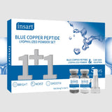 Blue Copper Lyophilized Powder Set Moisturizing Whitening Face Serum Anti Wrinkle Smooth Tender Skin Care Brighten Essence