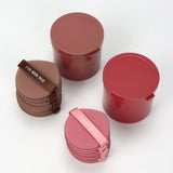Karsyngirl 7Pcs/Box Strawberry Cosmetic Puff Set Double Side Women Soft Makeup Sponge Beauty Make up Powder Tools