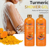 1000ml Lavender Kojic Acid AHA Shower Gel Deep Cleansing Brighten Skin Scrub Body Wash Exfoliator Body Care Fragrance Skincare