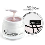 VENALISA Clear Color Extension Gel Pearl Glittle Gel Canni Supply Camouflage Fasting Jelly Nail Gel Self Leveling Acrylic Gel