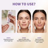 Matte Tinted Moisturizer BB Cream Long-Lasting Smooth Foundation Base Medium Coverage Blur Pores Even Skin Tone Non-greasy Makeu