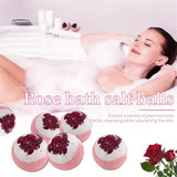 Bath Set Moisturizing Peeling Skin Care Bath Ball with Essential Oils And Bath Salts Handmade Bubble Ball Gift for Relaxing