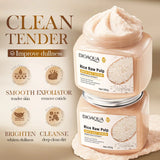 BIOAOUA Rice Pulp Bath Salt Scrub Gentle Exfoliating Body Scrub for Soft Smooth Skin Exfoliator Moisturize and Nourish