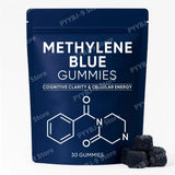 Methylene Blue Gummies 30 Count 5mg USP Grade High Purity Formula for Cognitive Clarity Cellular Energy Daily Wellness Support