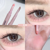 Sweetmint Meniscus Double-ended Silkworm Eyeliner Shadow Highlight Naturally Brightening Long-lasting Eye Makeup Two-in-One