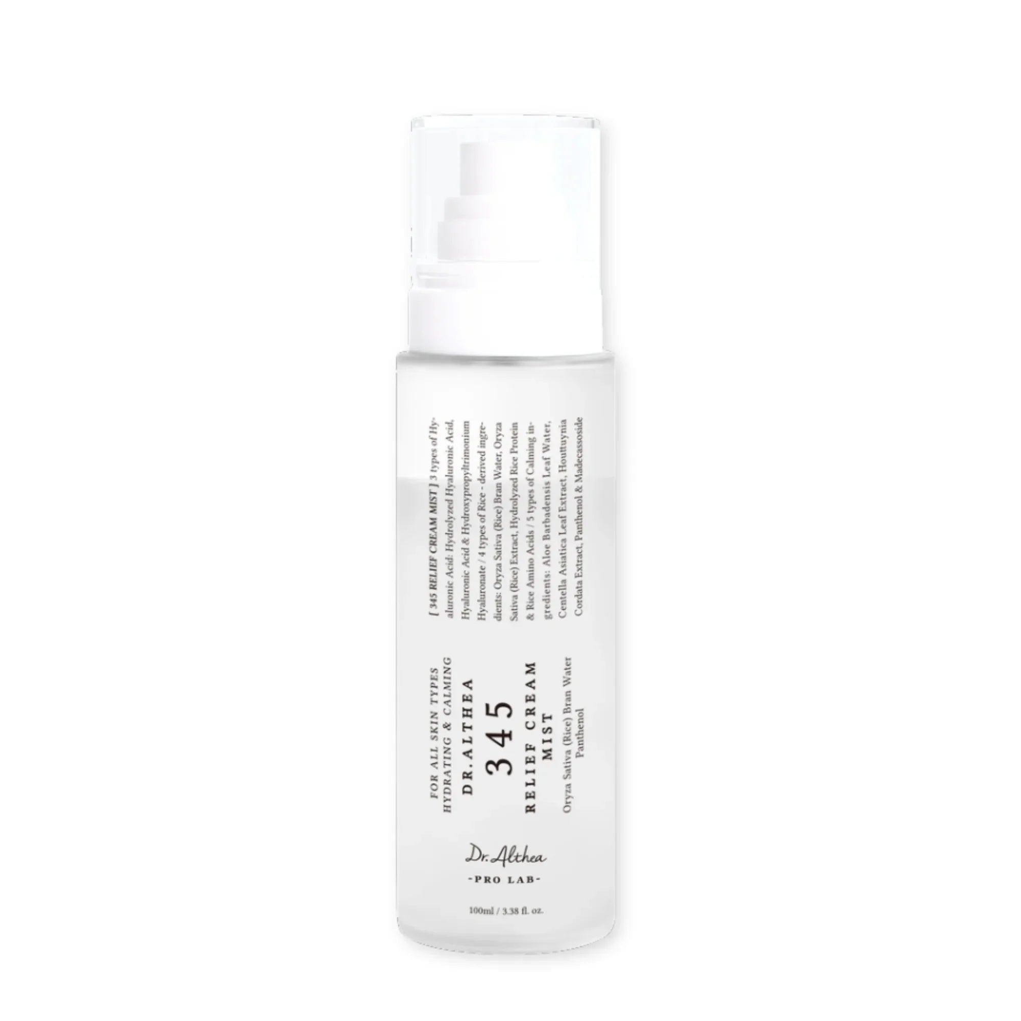 Dr.Althea 345 Relief Cream 60ML 100ML Antioxidant Shrink Pores Lightweight Lasting Serum Hydrating Smoothing Essence Mist 147