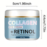 Water Ice Levin Collagen & Retinol Eye Cream: Ice Cream Texture for Deep Moisturizing, Tightening & Caring Easy to Absorb