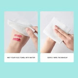 100/300PCS Disposable Thick 100% Cotton Face Towel Make Up Soft Removing Wipes Dry Cleanser Towelettes For Skin Care