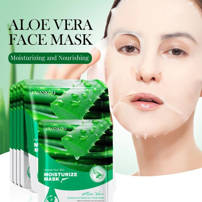 10Pcs Fruits Facial Masks for Face Skincare Moisturizing Brightening Hydrating Firmingface Mask Beauty Face Skin Care Products