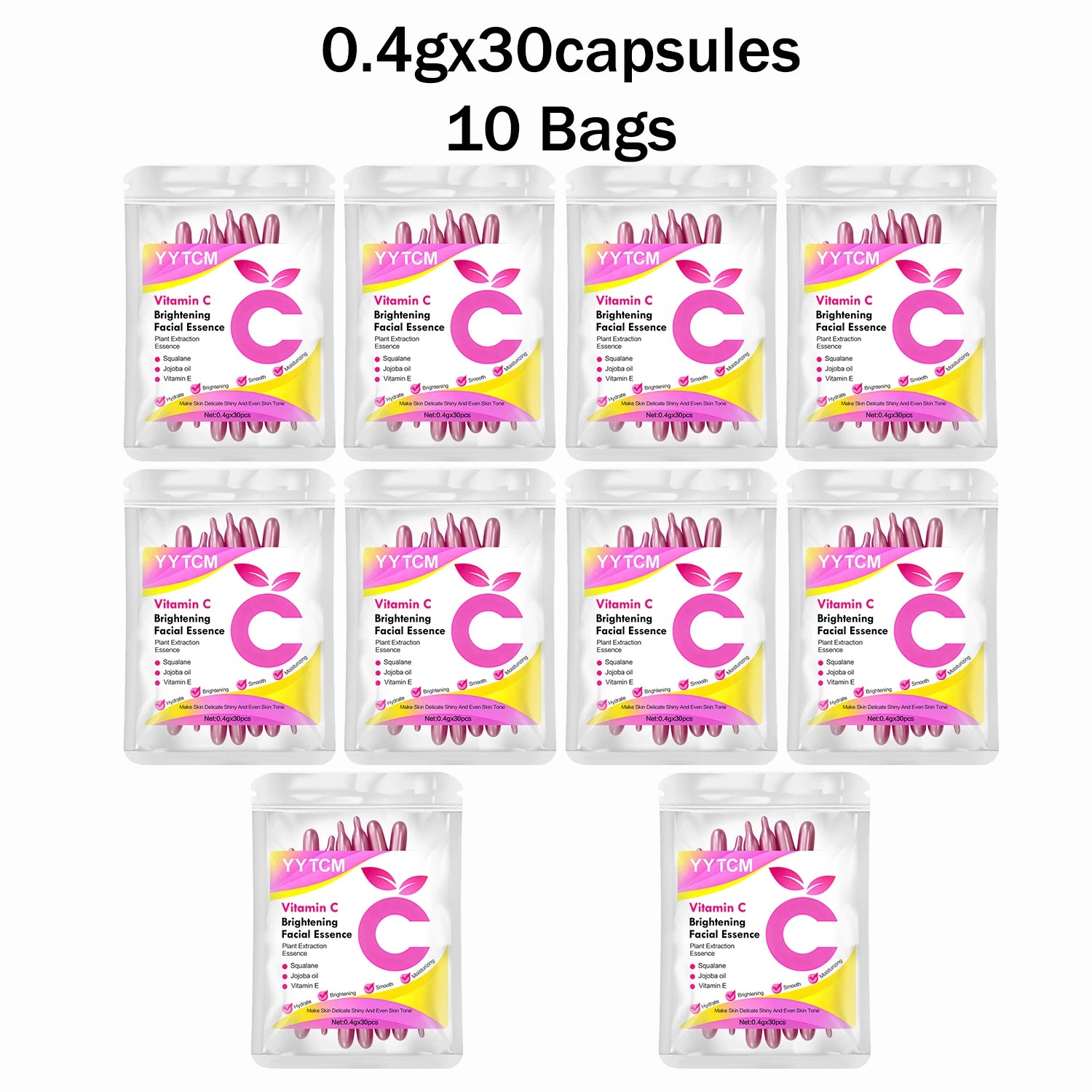 Vitamin C Brightening Serum Capsules – Hydrating Facial Serum
