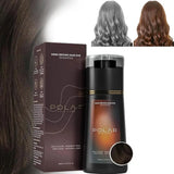 Hair Dye Shampoo For Gray Hair For Women Men Natural Hair Dye Kit Semi Permanent Hair Dye Shampoo Black Brown Purple 200ml