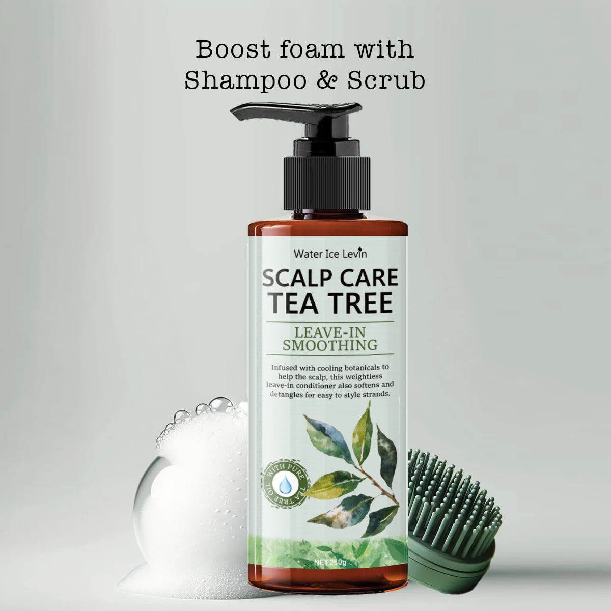250g Tea Tree Conditioner, Super Fluffy, Moisturizing, Fresh and Smooth Dry Hair Care, Long-Lasting Fragrance - Moisturizing and Moisturizing - a Must-Have for Summer