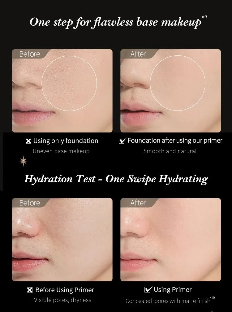 Little Angel Flower Knows Face Primer Oil control Long-Lasting Moisturizing Vegan Makeup Base Foundation Primer 50g/1.7fl.oz