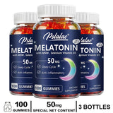 Melatonin Gummies 50mg - Sleep Support, Stress Relief, Improved Sleep Quality, Boosted Energy Production, Increased Vitality