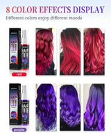 Temporary Hair Color Spray One-Time Hair Dyeing Instant Hair Salon Multi Color Hair Dye Makeup Chalk Washable DIY Party Styling