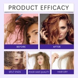 Anti Frizz Straightening Hair Cream Deeply Nourish Improve Dry Split Ends Reduce Breakage Smooth Conditioner Keratin Hair Mask
