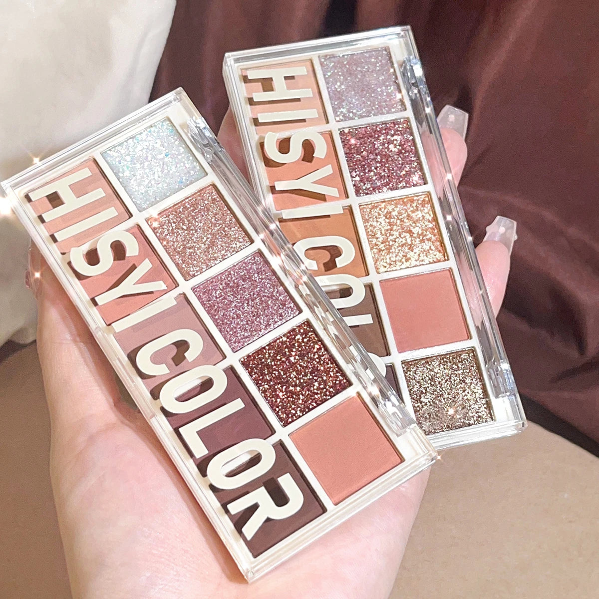 HISYI Star Rejuvenation Ten-Color Eye Shadow Pearl Matte Pink Pure Desire Powder Brown Plate Gentle Daily Cheap Makeup