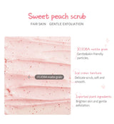 Fenyi Honey Peach Body Scrub Exfoliating Deep Clean Moisturizing Smooth Skin Remove Dead Skin Gentle Care for Face & Body