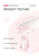Sakura Exfoliating Peeling Gel Facial Scrub Moisturizing  Nourishing Repair Scrubs Face Cream Beauty Skin Care30g/50g