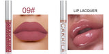 4pcs/10pcs/set Nude Lip Gloss Matte Velvet Lipstick Waterproof Long-lasting  Liquid Lipstick Women Moist Lip Tint
