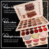 67-color multi-layered beauty book palette, a makeup book that combines eyeshadow, blush, contouring and highlighter,rich colors