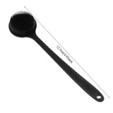 2026 Silicon Body Scrubber Bath Brush Long Handle Shower Back Cleaning Silica Gel Bathing Accessories Cellulite Massager PBT PP