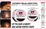 GOIPLE Edge Control Gel for Covering Gray Hair Filling In Thin Areas Black Styling Wax Strong Hold Broken Hair Finishing Pomade
